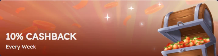 10&nbsp;% de cashback chaque semaine sur Casino Peaches